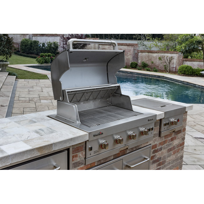 CharBroil 34.6" Stainless Steel DropIn Grill Wayfair